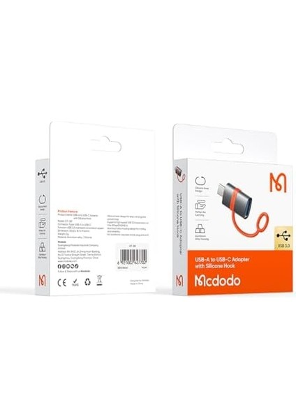 OT-3810 Usb-A 3.0 - Usb-C Adaptör Siyah Otg