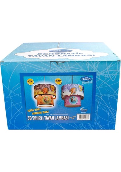 Avize 3 Boyutlu - 3D Frozen Sihirli Tavan Sarkıt Lamba