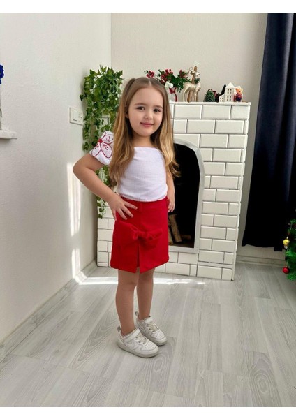 Çiçek Nakış Kol Detaylı Takım