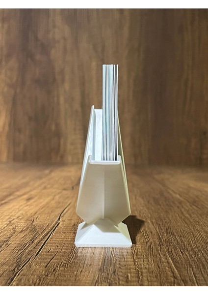 Geometrik Tasarım Kartvizitlik - Sedef Beyaz indirimleri