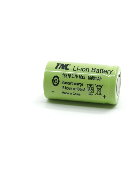 16310 3.7V 1000MAH Li-Ion Başlıksız Pil