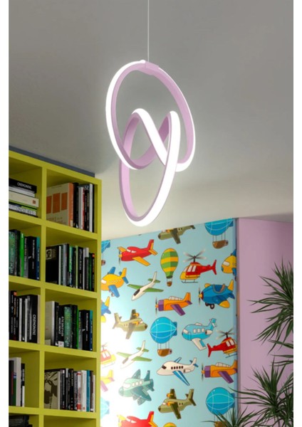 Imza Model Tekli Modern Sarkıt LED Beyaz Işık Ultra Power LED Avize Salon Mutfak Oda Hol Ledli Aviz