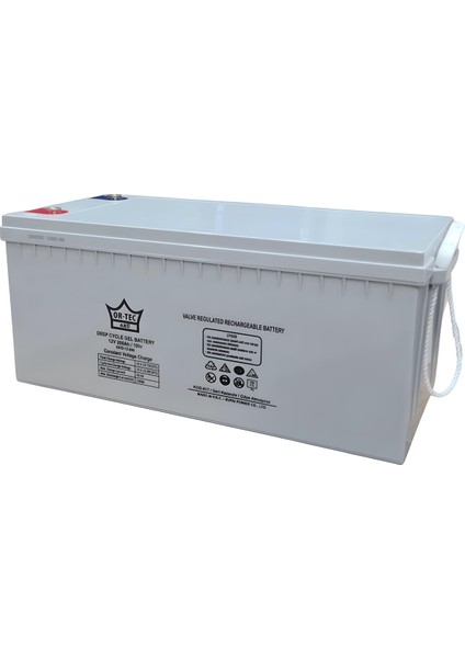 Ortec 12V 200AH Jel Solar Sistem Aküsü 2024 Üretim