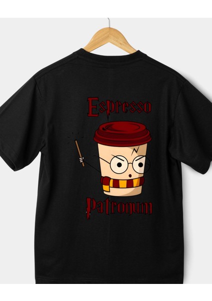 Espresso Patronum Temalı Baskılı T-Shirt