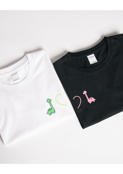 Hayalet Tasarımlı Baskılı T-Shirt