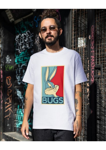 Bugs Bunny Tasarımlı Baskılı T-Shirt Tasarımı