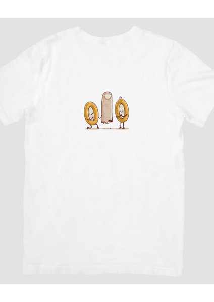 Yüzük Temalı Absürt Tasarımlı Baskılı T-Shirt fırsatları