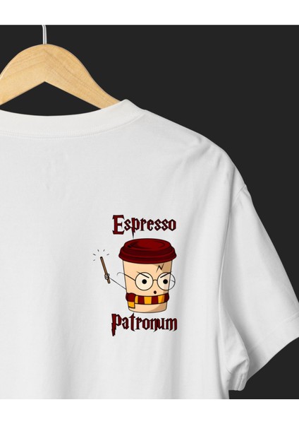 Espresso Patronum Temalı Baskılı T-Shirt