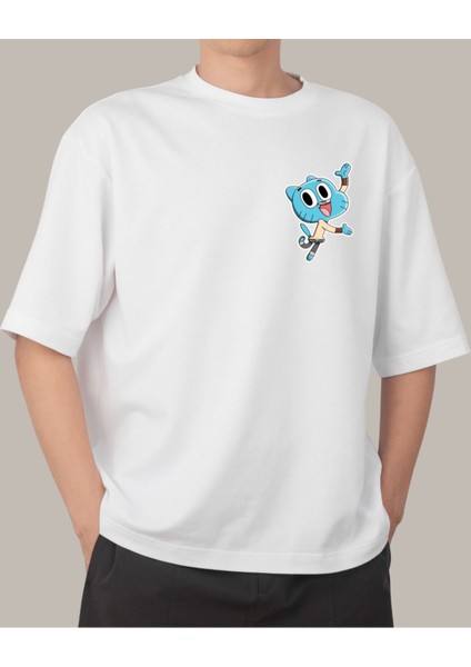 Gumball Tasarımlı Baskılı Tasarım T-Shirt fiyatları