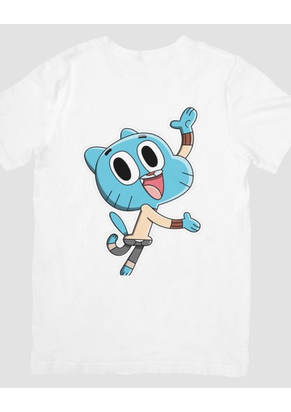 Gumball Tasarımlı Baskılı Tasarım T-Shirt fırsatları