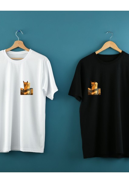 Lama Tasarımlı Çiftler Için Baskılı T-Shirt Tasarımı