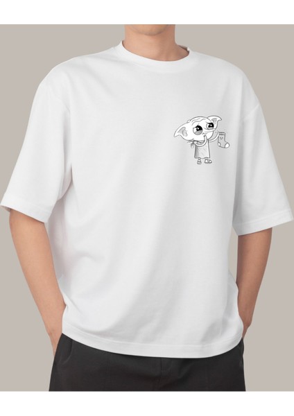 Harry Potter Dobby Tasarımlı Baskılı T-Shirt fiyatları
