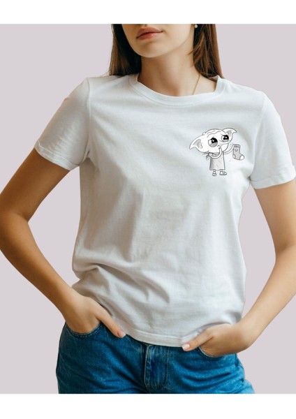 Harry Potter Dobby Tasarımlı Baskılı T-Shirt modelleri