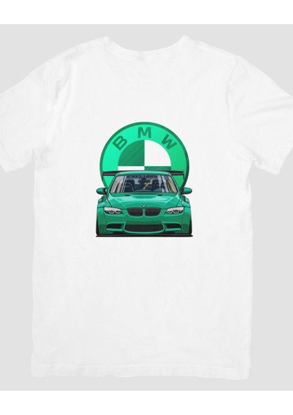 Yeşil Bmw Tasarımlı Otomobil Baskılı Tişört fırsatları