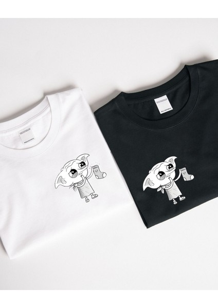 Harry Potter Dobby Tasarımlı Baskılı T-Shirt