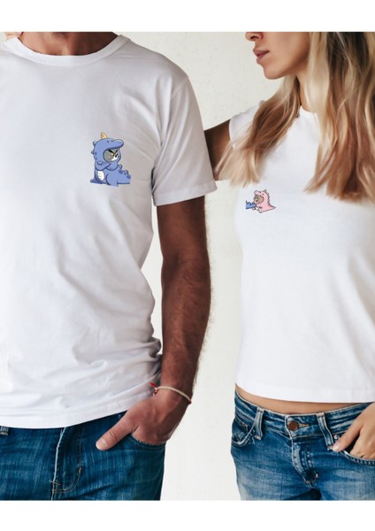 Tom ve Jerry Tasarımlı Baskılı T-Shirt