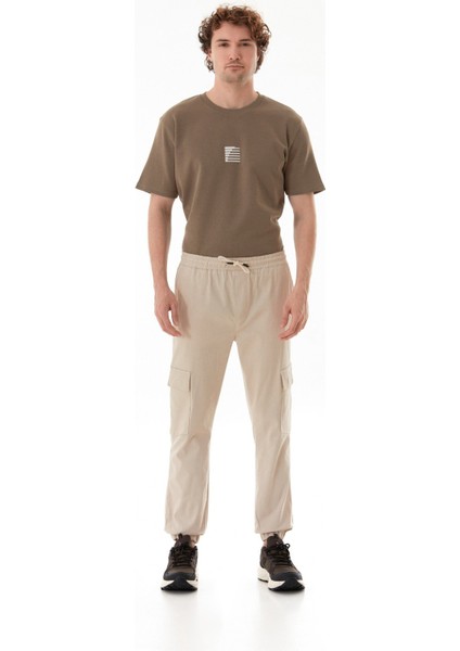 Beli Lastikli Kargo Cepli Jogger Pantolon
