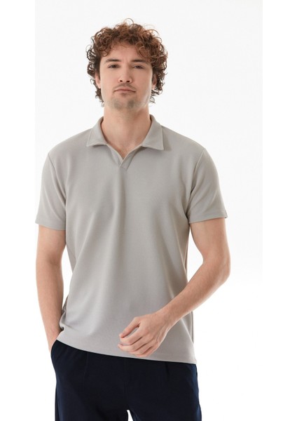 Waffle Kumaş Polo Yaka Tişört modelleri