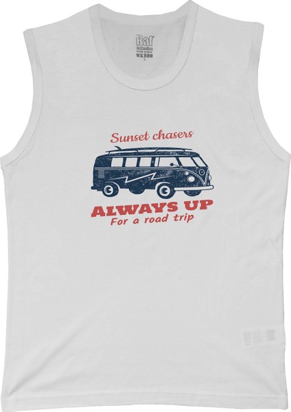 Erkek Kolsuz Tişört Dijital Baskılı