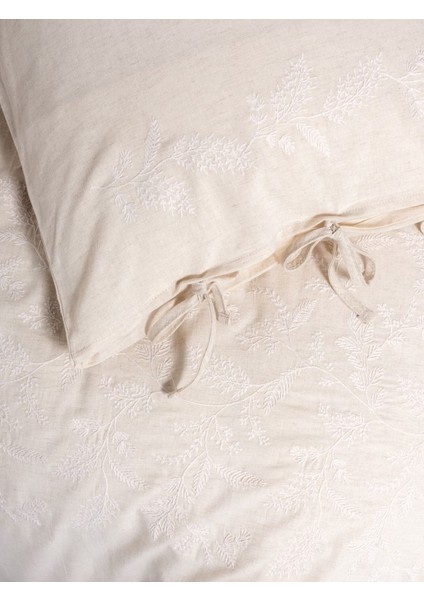 Cotton Keten Çift Kişilik Nevresim Takımı Kivora