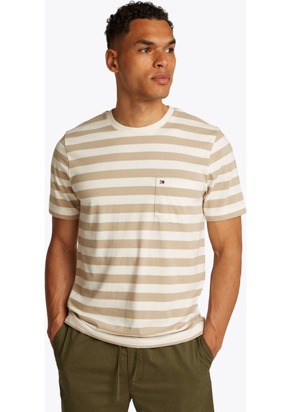 Beyaz Erkek T-Shirt MW0MW372830FA
