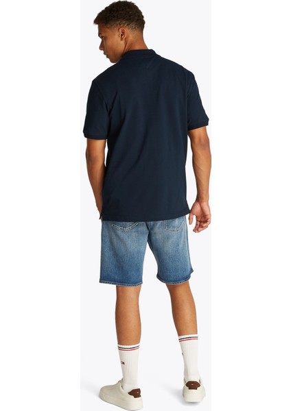 Koyu Lacivert Erkek Polo T-Shirt DM0DM20914C1G Tjm Reg Lınear Polo