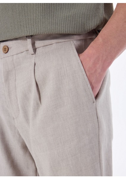 Normal Bel Basic Bej Erkek Bermuda Şort F5SM-SHT 2752 fırsatları