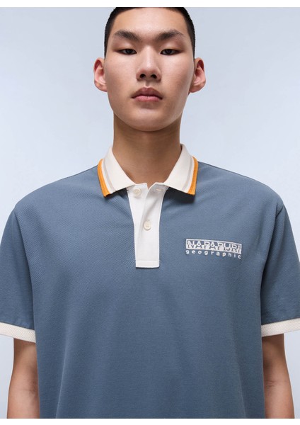 NP0A4ILYG1Y1-E-MURLO Ss Gri Relaxed Erkek T-Shirt