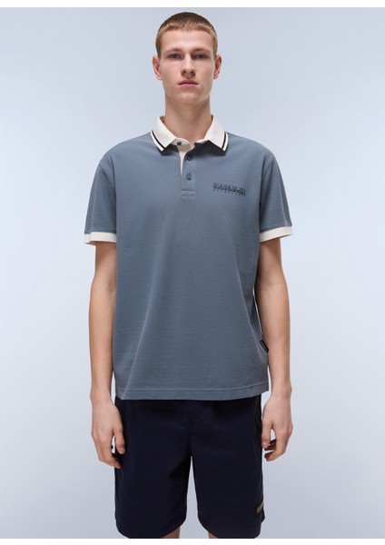 NP0A4ID4G1Y1-E-ZERI Ss Gri Relaxed Erkek T-Shirt