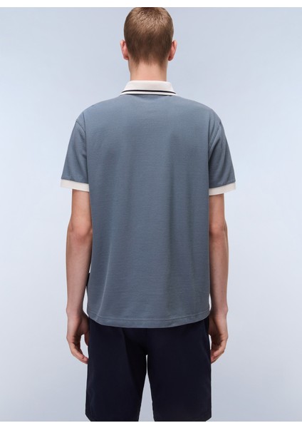 NP0A4ID4G1Y1-E-ZERI Ss Gri Relaxed Erkek T-Shirt