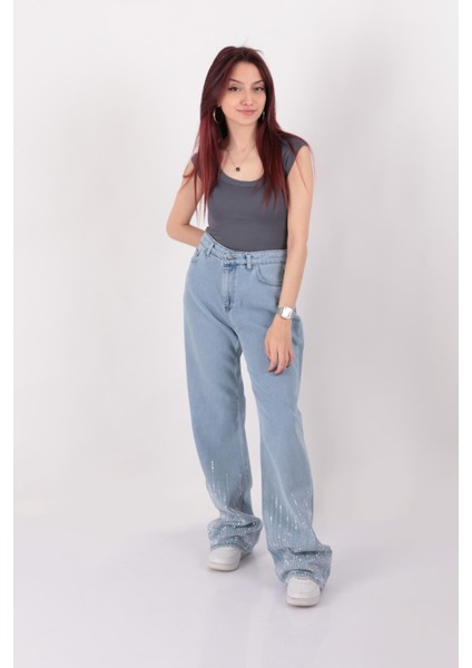 192017 Kadın Jean Pantolon