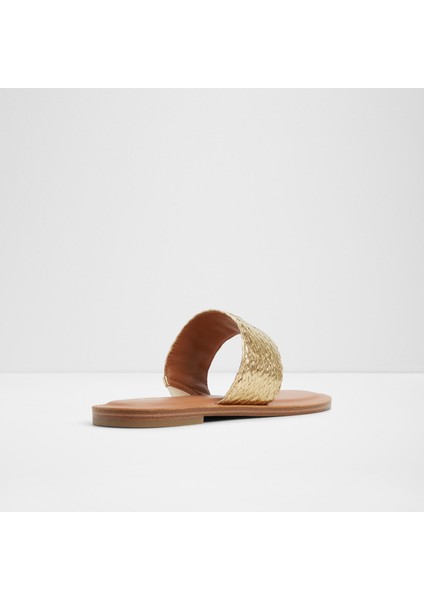 Beachwalk Sandalet Düz Terlik - Gold