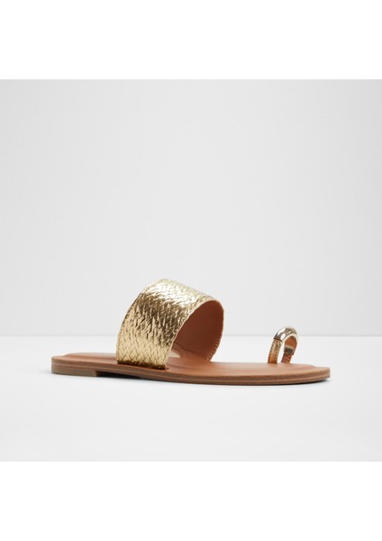 Beachwalk Sandalet Düz Terlik - Gold