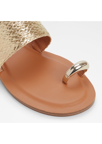 Beachwalk Sandalet Düz Terlik - Gold