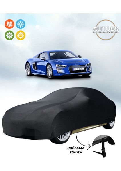 Audi Rs8 Araba Brandası, Oto Branda Alt Bağlantı Tokalı Siyah