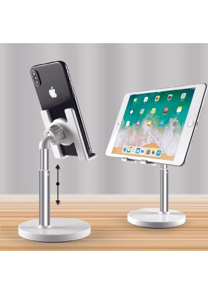 SC-110 Ayarlanabilir Alüminyum Masaüstü Telefon Tablet Standı