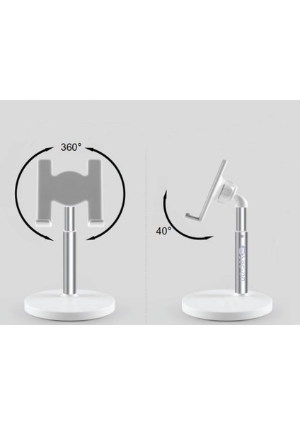 SC-110 Ayarlanabilir Alüminyum Masaüstü Telefon Tablet Standı fırsatları