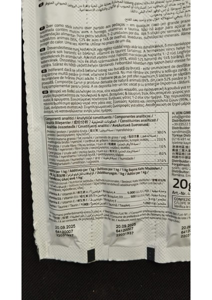 Sticks Kuzu Etli Ve Pirinçli Ödül Çubukları 4'lü 20gr