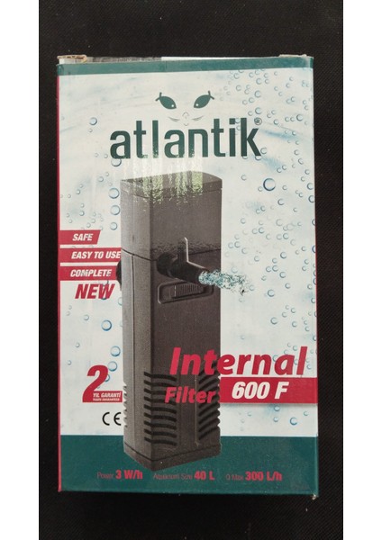 Akvaryum İç Filtre 600F 4W