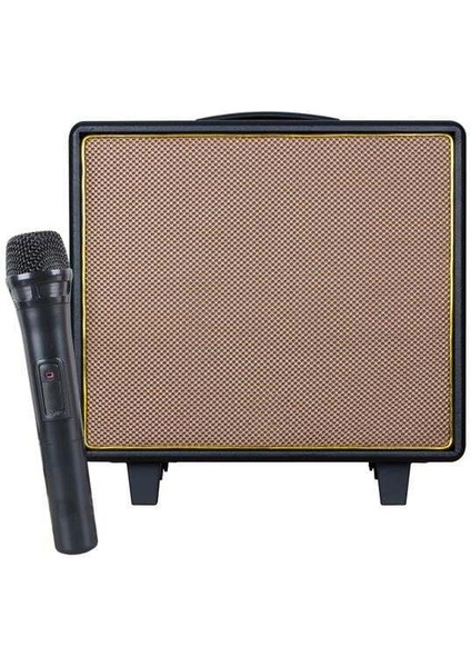 GT-10 El Mikrofonlu Seyyar Taşınabilir Hoparlör