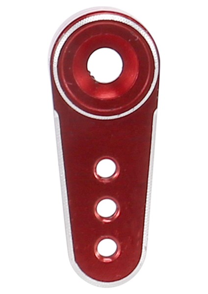 2 Adet Metal 15T Servo Kol Servo Kornası Emax ES08MA Iı Servoya Uygun Eksenel SCX24 1/24 Rc Paletli Araba Parçaları, Kırmızı + Siyah (Yurt Dışından)