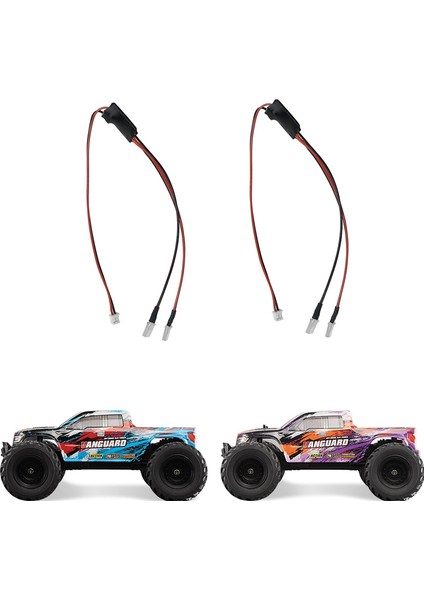 Hbx Haıboxıng 901 901A 903 903A 1/12 Rc Araba Yükseltme Parçaları Yedek Aksesuarları Için 2 Adet LED Işık (Yurt Dışından)
