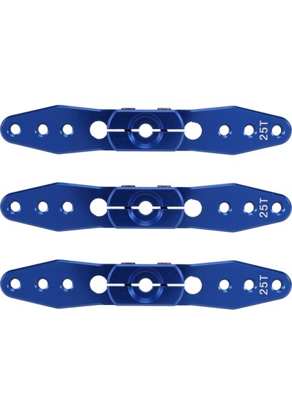 3 Adet Alüminyum Direksiyon Servo Korna Kolu 25T 1/8 1/10 Rc Araba Tekne Yükseltme Parçası (Yurt Dışından)