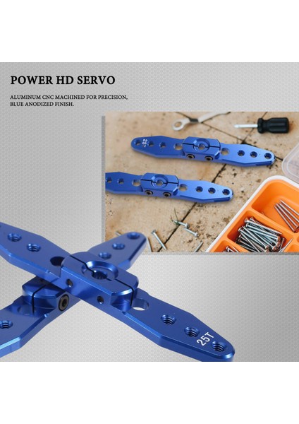 3 Adet Alüminyum Direksiyon Servo Korna Kolu 25T 1/8 1/10 Rc Araba Tekne Yükseltme Parçası (Yurt Dışından)