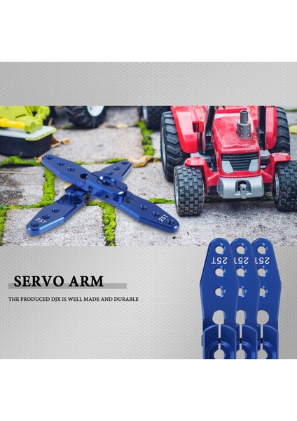 3 Adet Alüminyum Direksiyon Servo Korna Kolu 25T 1/8 1/10 Rc Araba Tekne Yükseltme Parçası (Yurt Dışından)