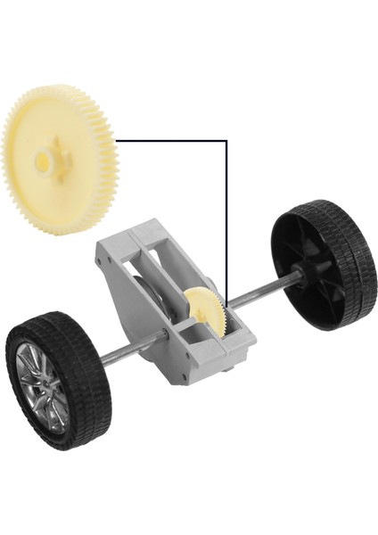 61T Spur Gear 51004 Tamıya TT01 TT01D TT01 TT01E 1/10 Rc Araba Yükseltme Parçaları Aksesuarları (Yurt Dışından)
