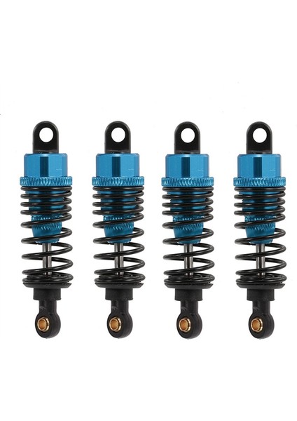 Tamiya TT01 TT02 TA05 TL01 TA03 MF01X M05 M06 1/10 Rc Araba Yükseltme Parçaları Için 4 Adet Metal Amortisör Sönümleyici, Mavi (Yurt Dışından)