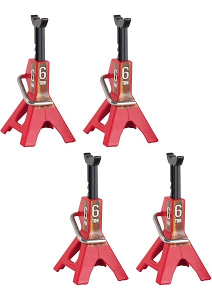 4 Adet Metal Yükseklik Ayarlanabilir 6 Ton Kriko Tamir Standı 1/10 Rc Paletli Araba Eksenel SCX10 90046 Traxxas Trx4 Trx6 D90,1 (Yurt Dışından)