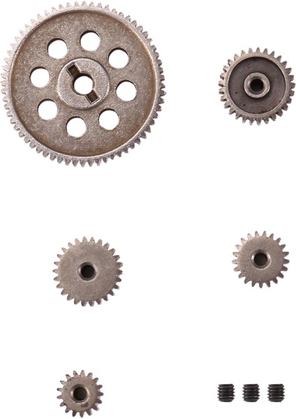 Diferansiyel Ana Metal Mahmuz Dişlisi 64T 17T 21T 26T Motor Dişlisi Rc Araba Parçası Hsp 1/10 Rc Araba Kamyonu Için 94111 (Yurt Dışından)