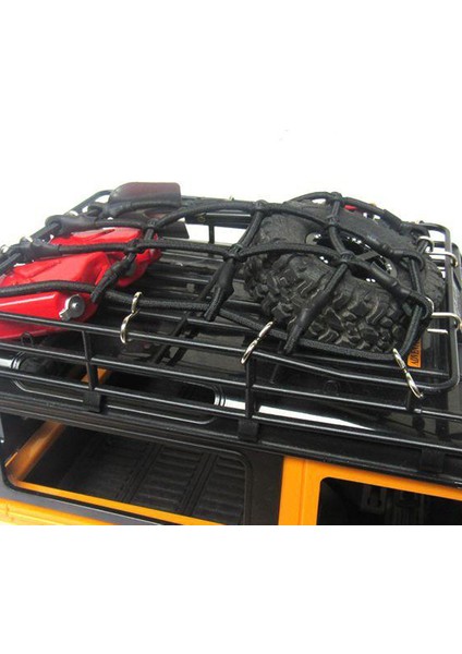 Rc Araba Parçaları Aksesuarları Elastik Bagaj Ağı 1/12 Mn D90 D99 MN99S, Siyah (Yurt Dışından)